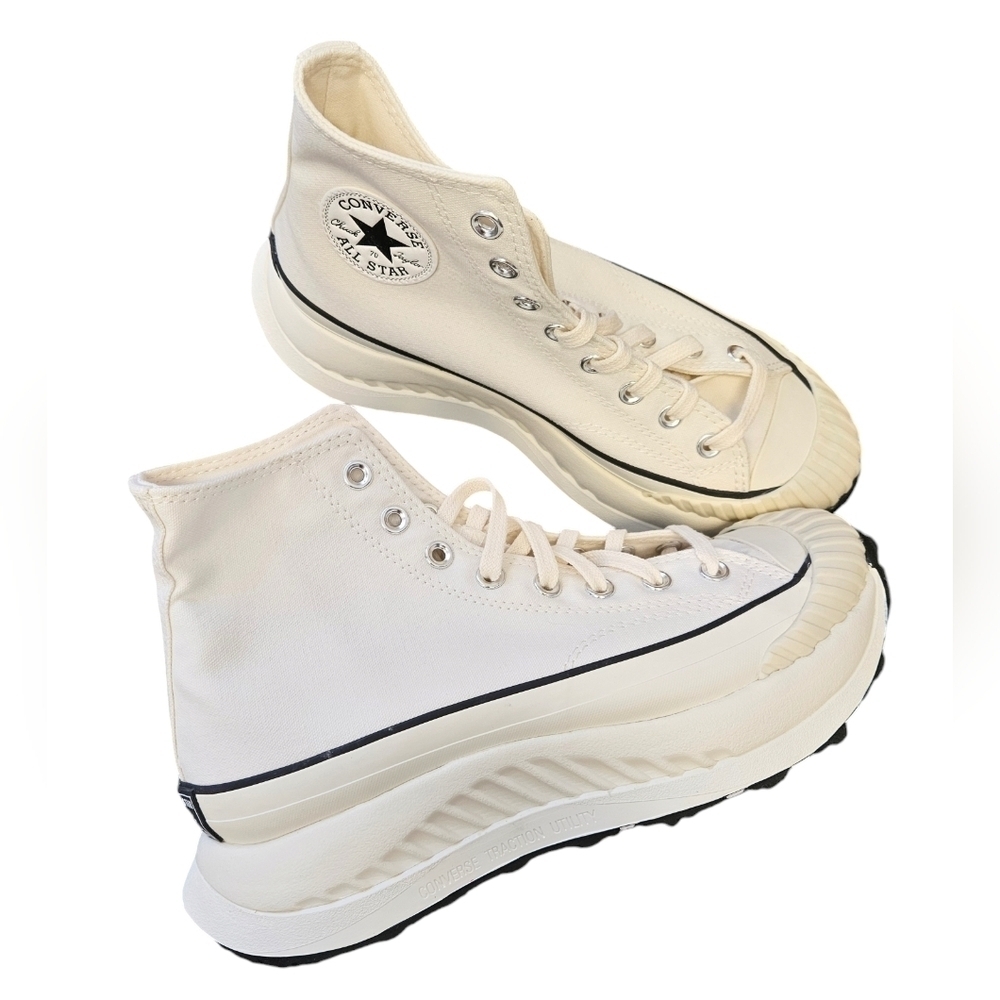 Converse Chuck 70 AT CX Hi Vintage White Platform Sneaker NEW